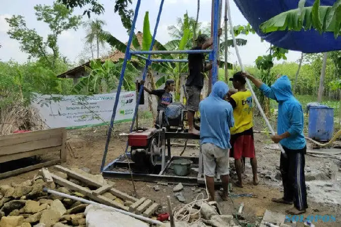 Sumur Dalam PDAM Klaten di Tangkil Kemalang Ditargetkan Bisa untuk 400 Keluarga